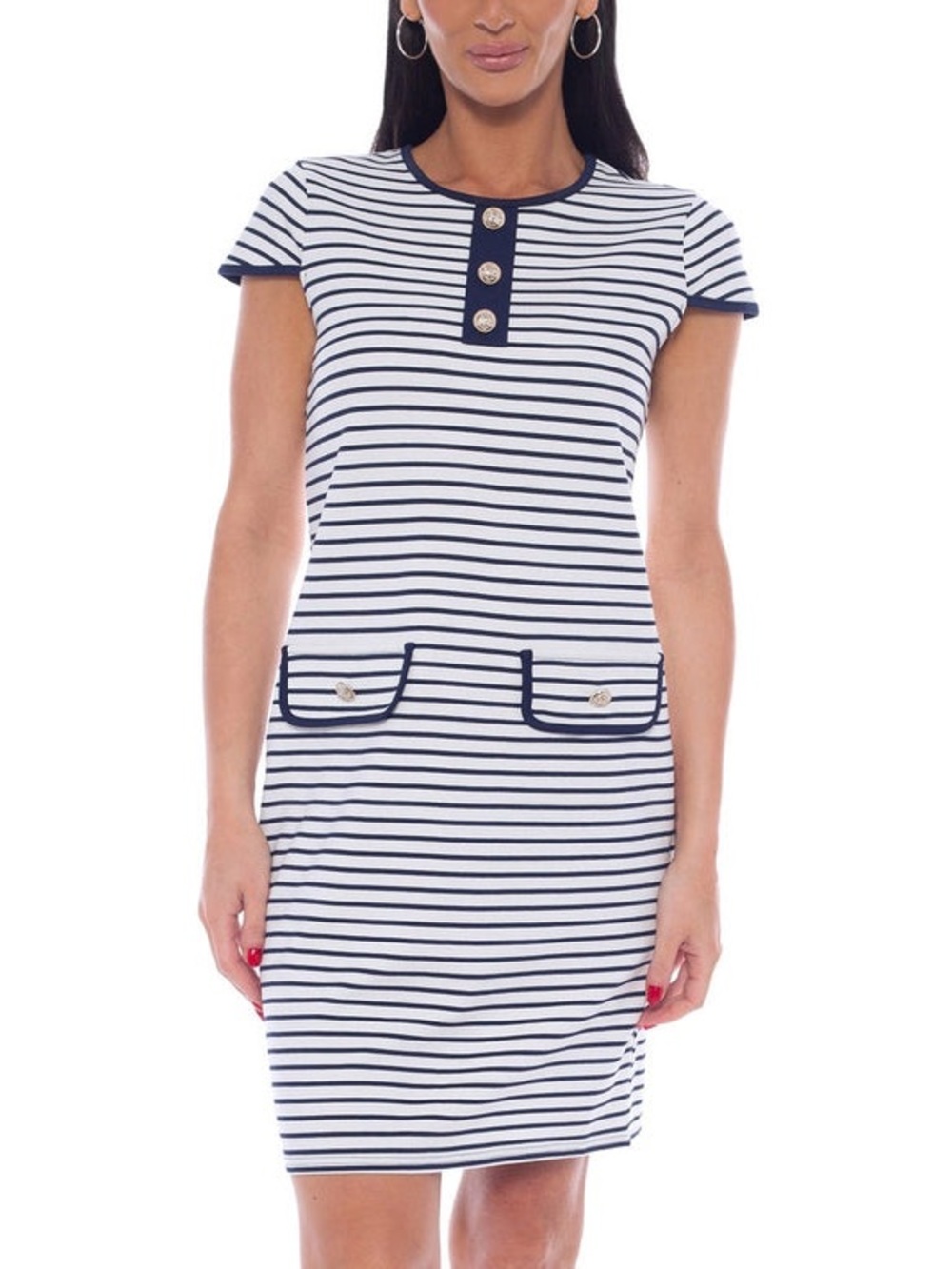 Isaac Mizrahi New York Women’s Cap Sleeve Dress
